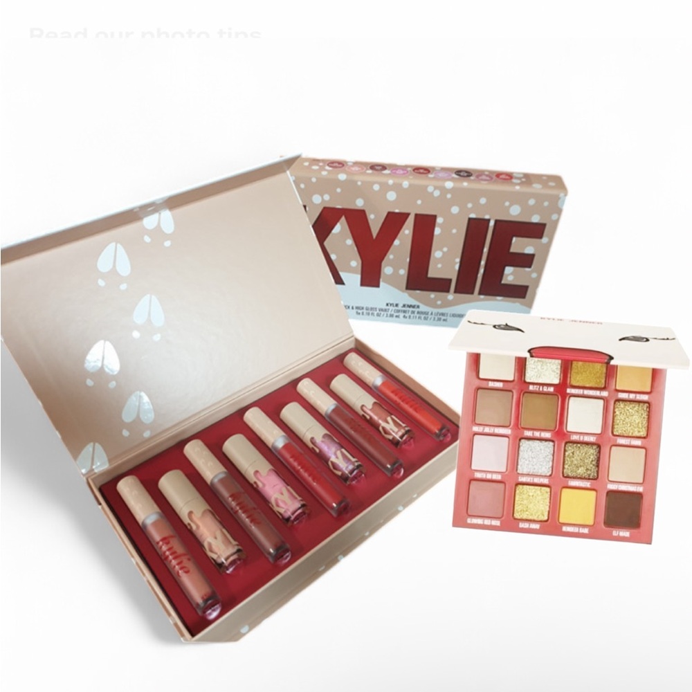 Kylie Cosmetics Lip Kit and Eyeshadow Palette - Pink and Gold